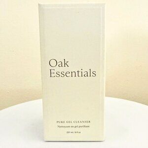 Oak Essentials Pure Gel Cleanser 8oz Gentle Hydrating Face Wash Clean Skincare